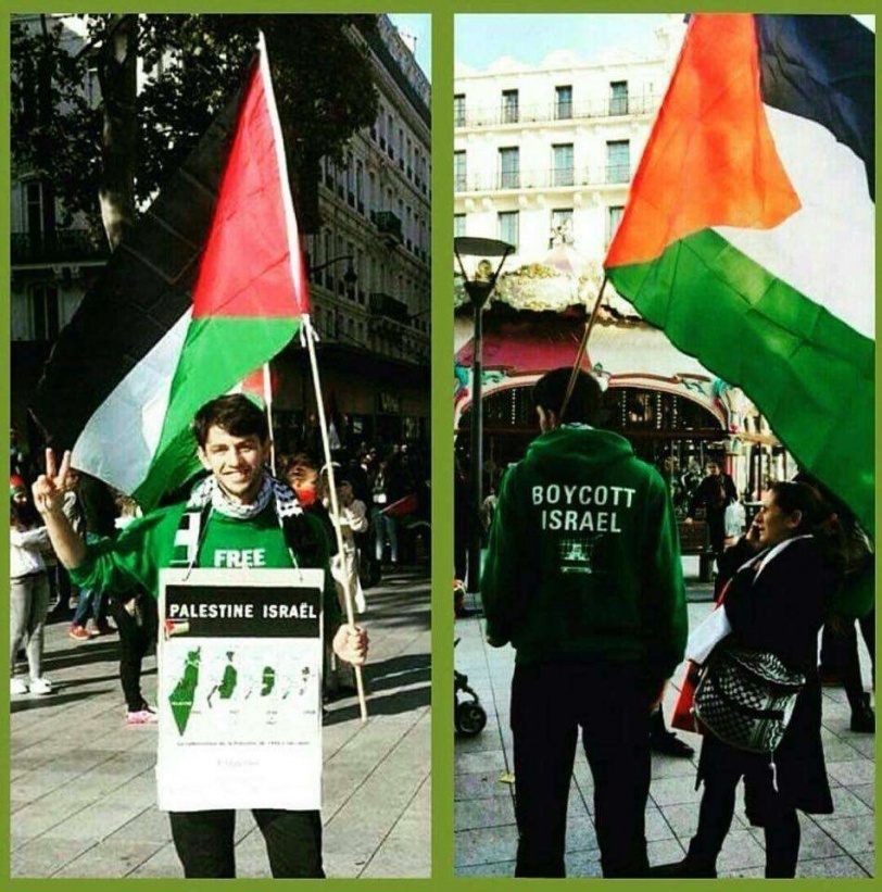 صور : تهديدات بالقتل من صهاينة لناشط فلسطيني في فرنسا